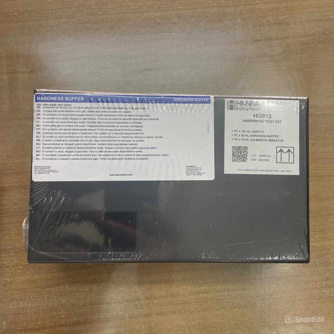 Hanna Total Hardness Test Kit HI3812 